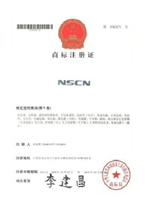 南山电子商标注册证